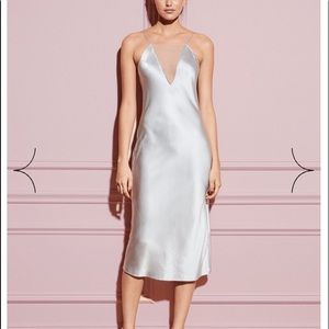 Fleur du Mal Silk Slip Dress